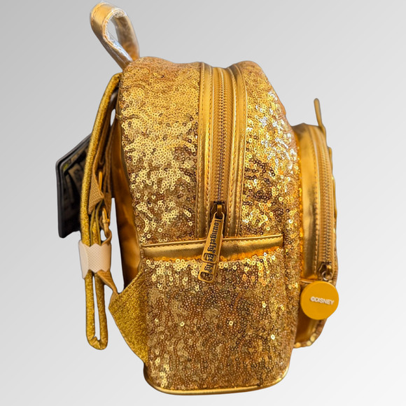 Loungefly Disney Beauty and The Beast Lumiere Sequin Mini Backpack AUTHENTIC NWT main image 4